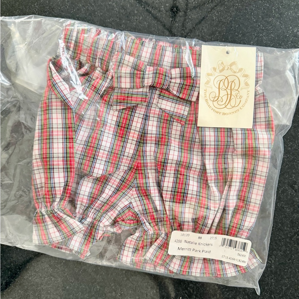 NWT TBBC Natalie knickers in Merritt park plaid